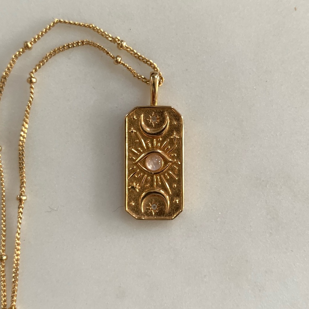 Melanie Auld Moon Tarot Necklace